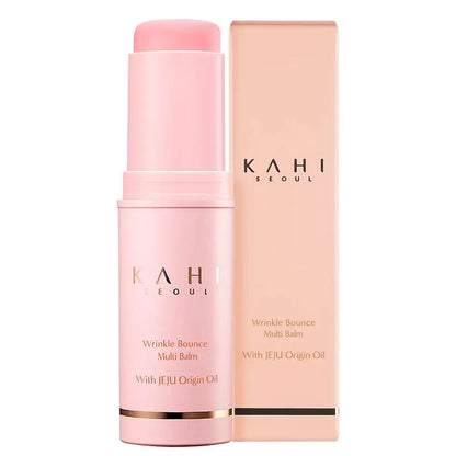 KAHI Wrinkle Bounce Multi Balm Facial Collagen Deep Moisturizing Firming Lift Make Up Base Moisturizer Daily Korean Skin Care